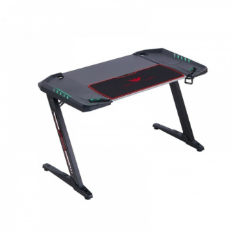 Стол для компьютера (для геймеров) Eureka Z2 c RGB подсветкой, чёрный