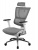 Эргономичное кресло в белом корпусе Comfort Seating Mirus, серый