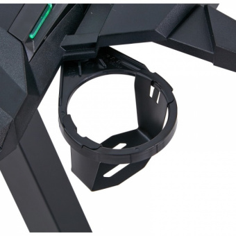 Стол для компьютера (для геймеров) Eureka Z2 c RGB подсветкой, чёрный