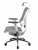 Эргономичное кресло в белом корпусе Comfort Seating Mirus, серый
