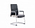 Кресло офисное Norden Лондон CF / хром / темно серая+светло серая (вставки) экокожа